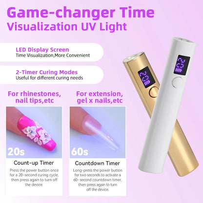 Lampada Unghie Professionale UV LED Portatile con Asciugatura Rapida | Ideale per Manicure e Pedicure a Casa 1
