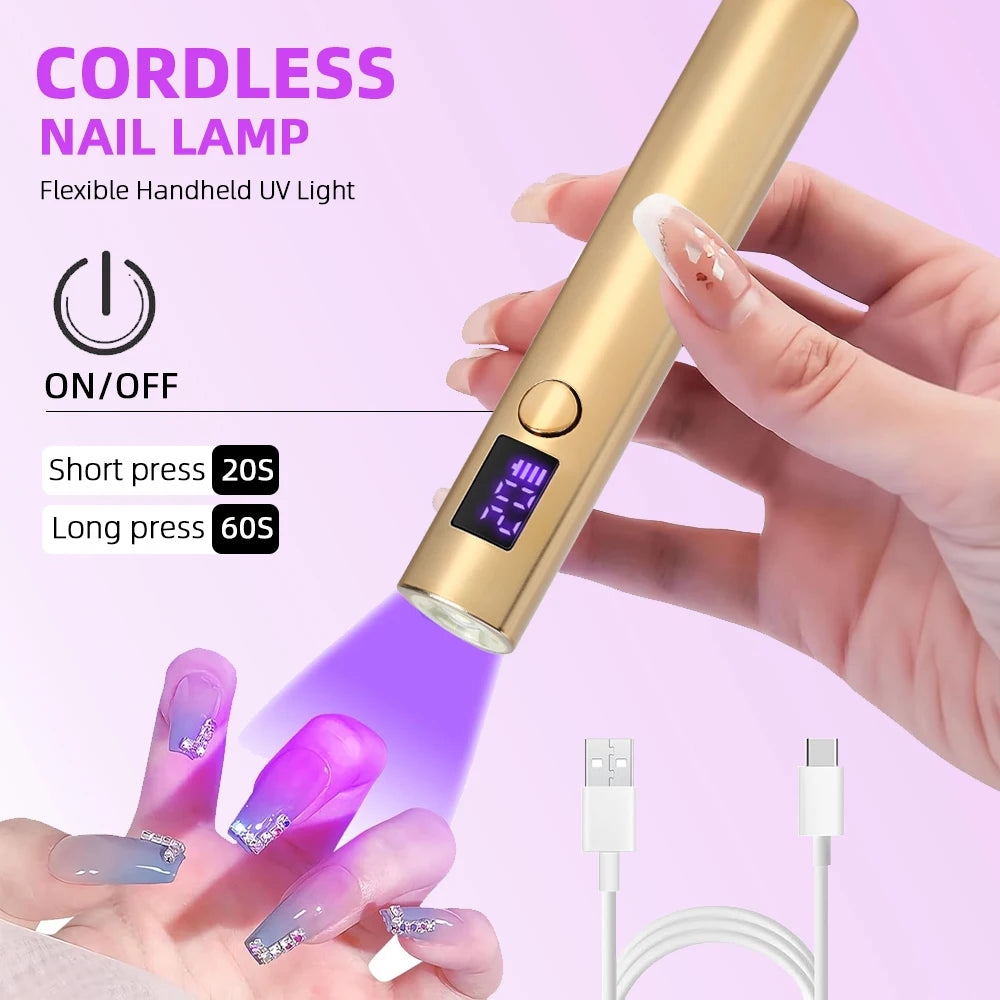 Lampada Unghie Professionale UV LED Portatile con Asciugatura Rapida | Ideale per Manicure e Pedicure a Casa 2
