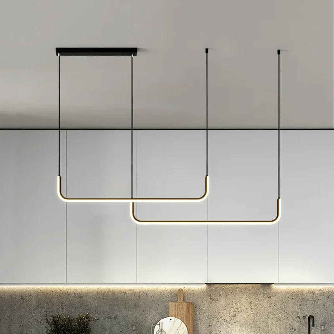 Lampada a Sospensione Moderna con Luce LED Regolabile - Design Elegante per Atmosfera Accogliente in Cucina 0