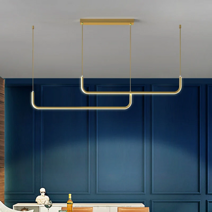 Lampada a Sospensione Moderna con Luce LED Regolabile - Design Elegante per Atmosfera Accogliente in Cucina 2