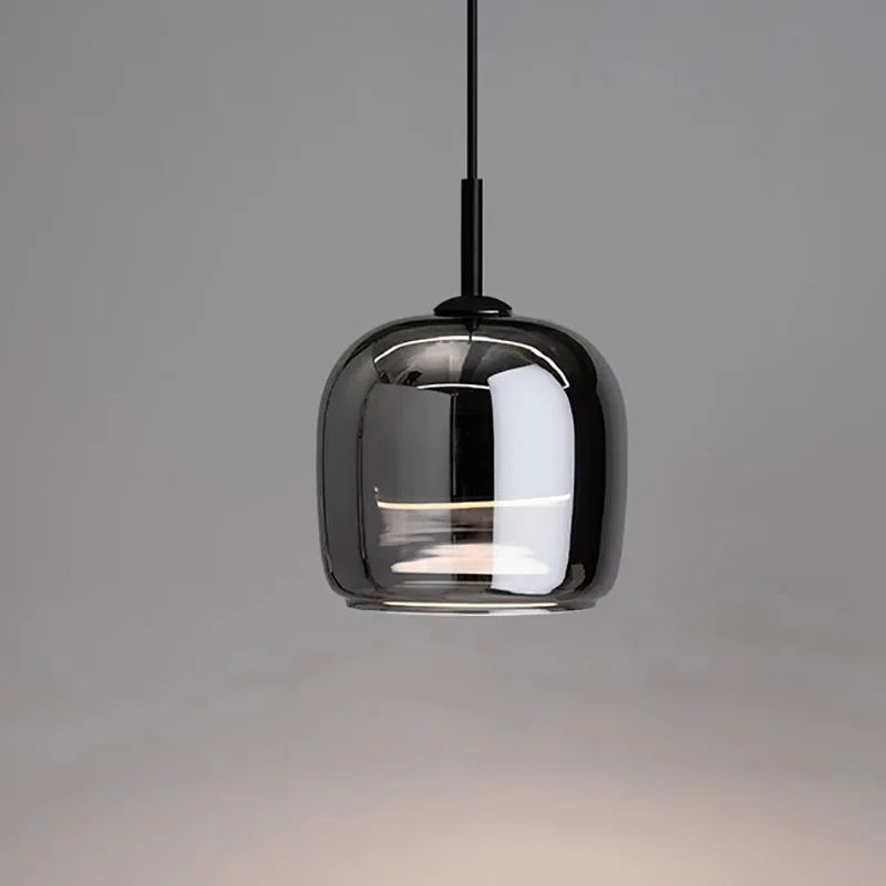 Lampada a Sospensione Nordic Glass con Illuminazione LED Dimerabile | Lampadari Moderni per Cucine e Ambienti Eleganti 2