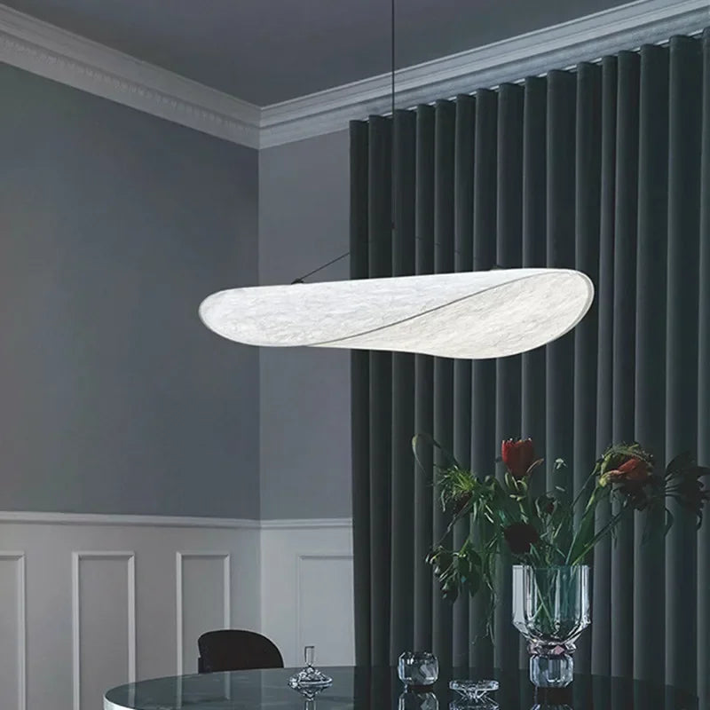 Lampada a Sospensione in Seta Fatta a Mano con Luce Ambientale Morbida | Design Unico per Atmosfera Accogliente 6