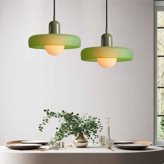 Lampada a Sospensione in Vetro Colorato con Design Bauhaus Ð Illuminazione Moderna e Creativa per Ogni Ambiente 10
