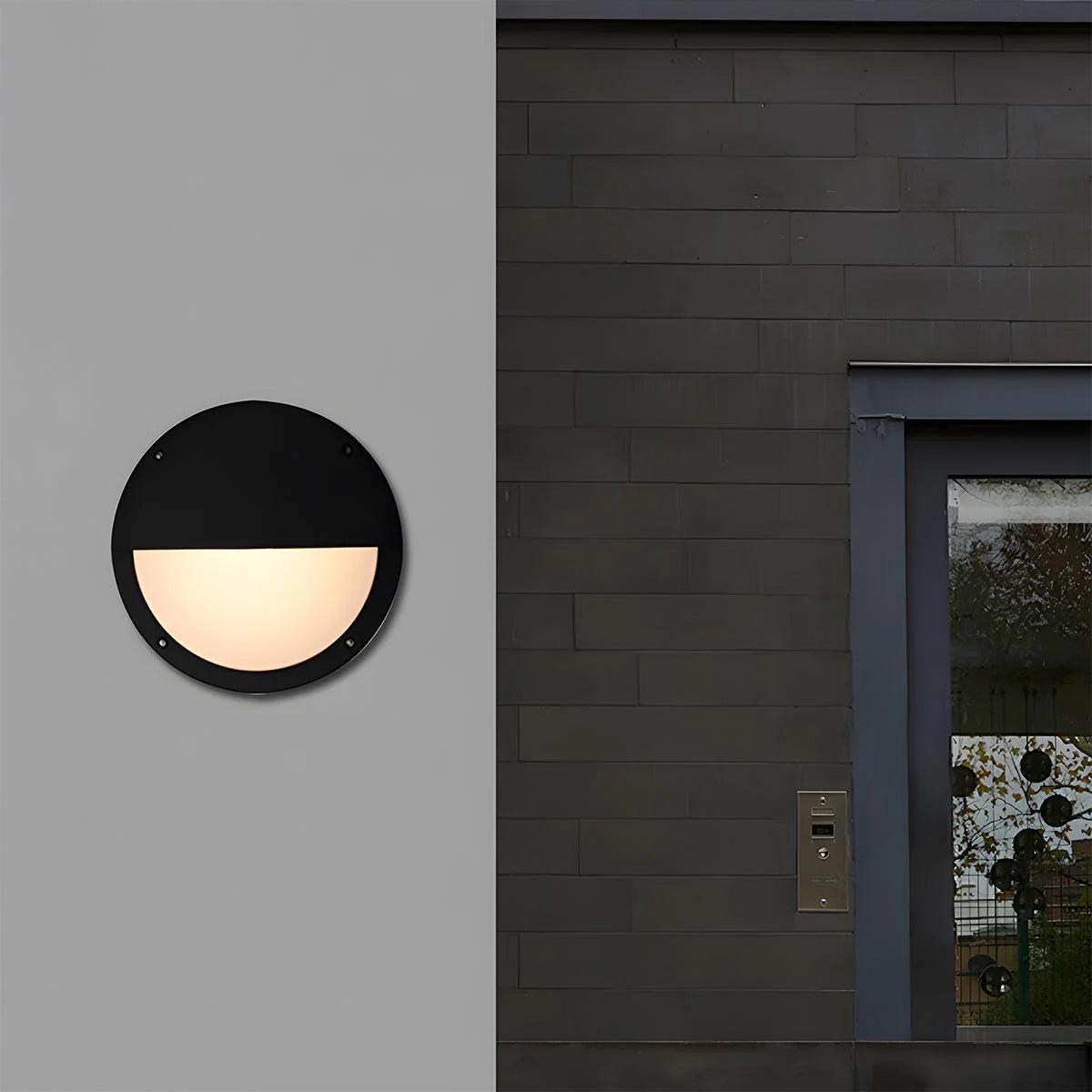 Lampada da Parete LED Rotonda Impermeabile con Design Moderno | Applique da Esterno per Illuminazione Funzionale e Stile Contemporaneo 1