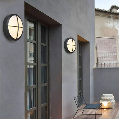 Lampada da Parete LED Rotonda Impermeabile con Design Moderno | Applique da Esterno per Illuminazione Funzionale e Stile Contemporaneo 3
