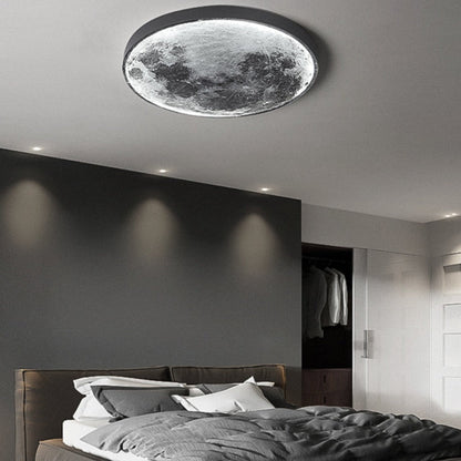 Lampada da Soffitto LED 3D con Design Luna e Terra, Funzione Dimmabile per Atmosfera Cosmica 3