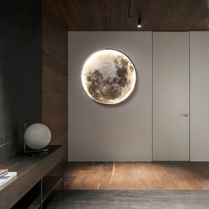 Lampada da Soffitto LED 3D con Design Luna e Terra, Funzione Dimmabile per Atmosfera Cosmica 4