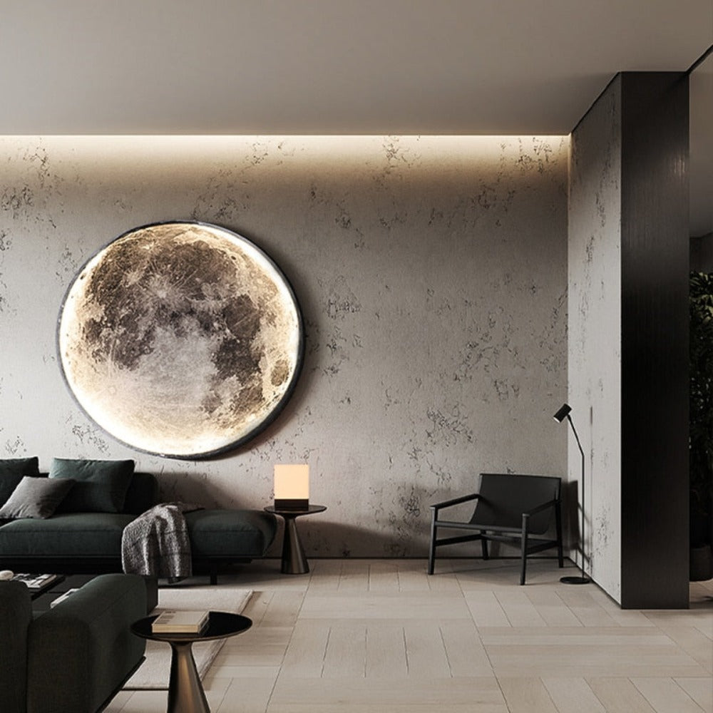 Lampada da Soffitto LED 3D con Design Luna e Terra, Funzione Dimmabile per Atmosfera Cosmica 6