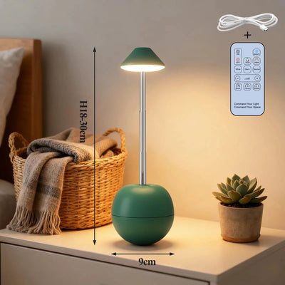 Lampe de table LED moderne avec télécommande et recharge USB - Design élégant pour un confort quotidien