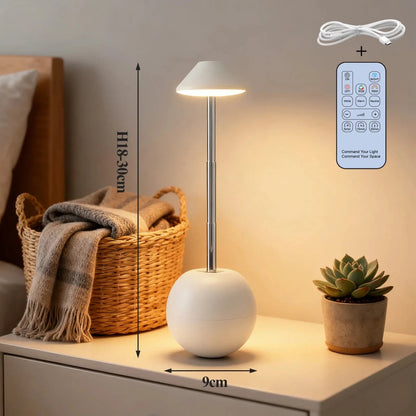 Lampada da Tavolo LED Moderna con Telecomando e Ricarica USB - Design Elegante per Comfort Quotidiano 9
