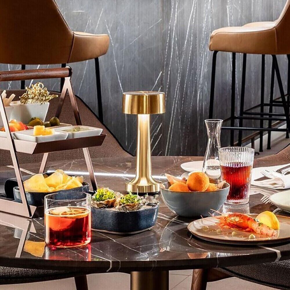 Metal LED Table Lamp with Adjustable Light