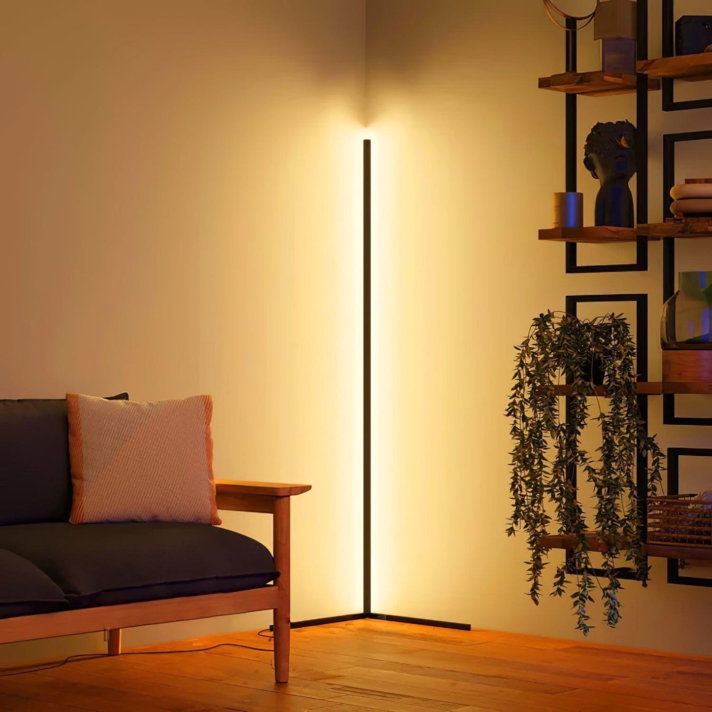 Minimalist Floor Lamp with Adjustable Light