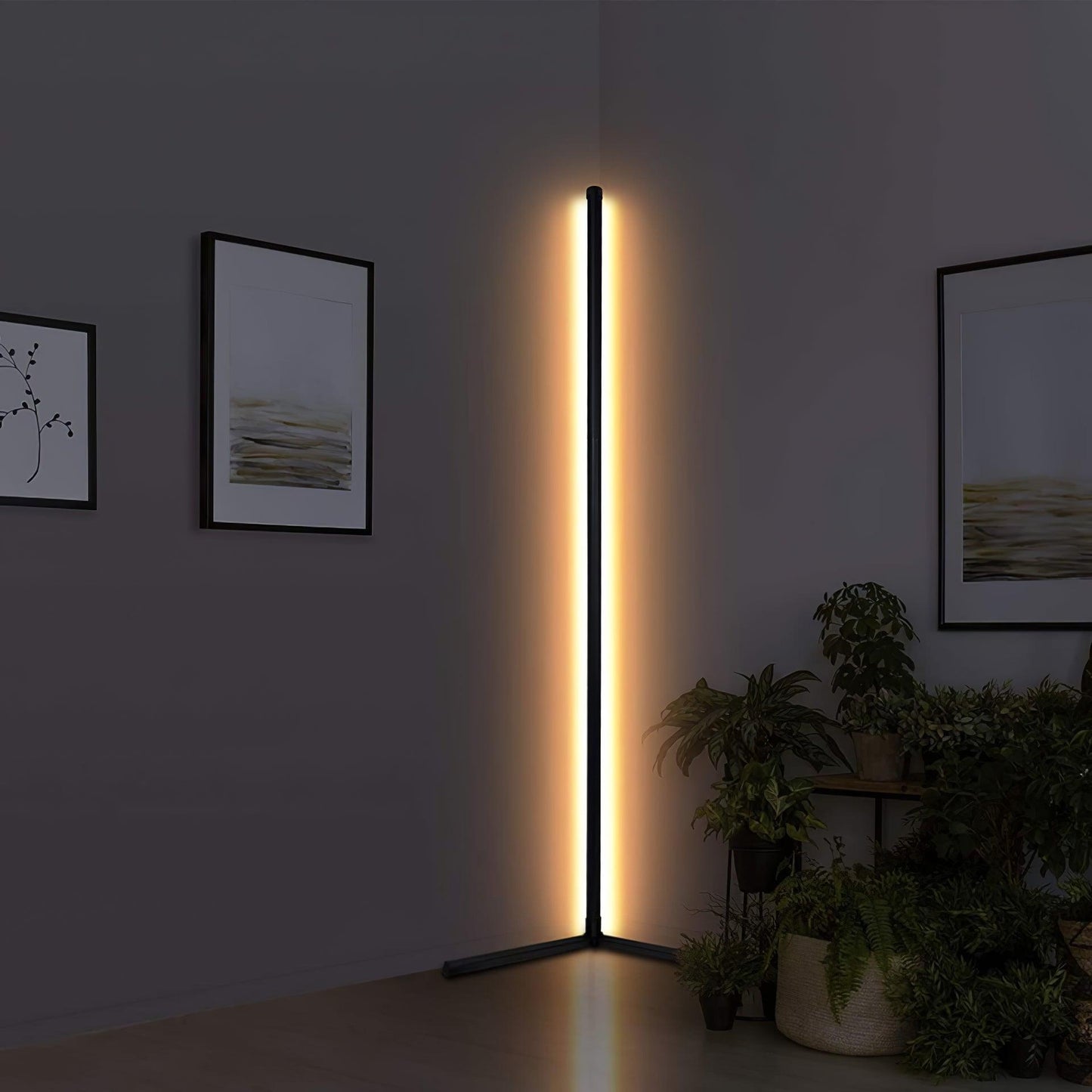 Minimalist Floor Lamp with Adjustable Light
