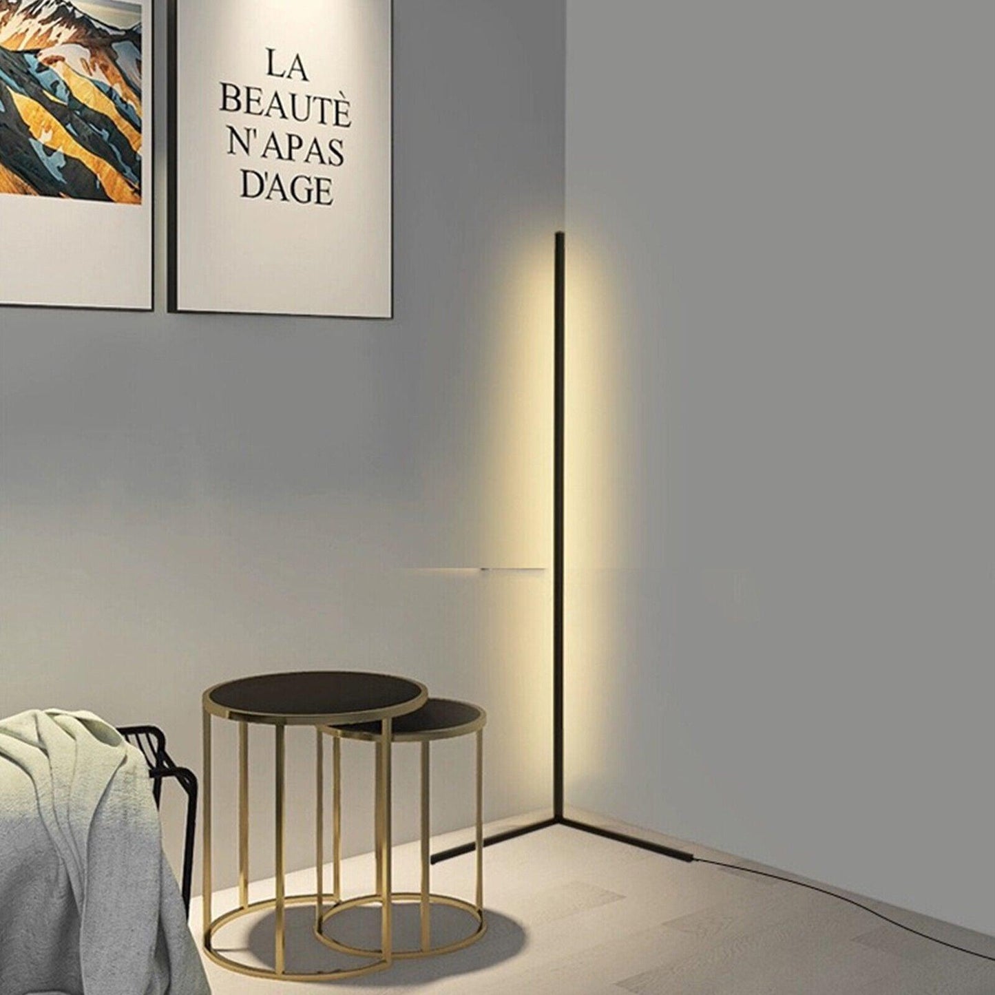 Minimalist Floor Lamp with Adjustable Light