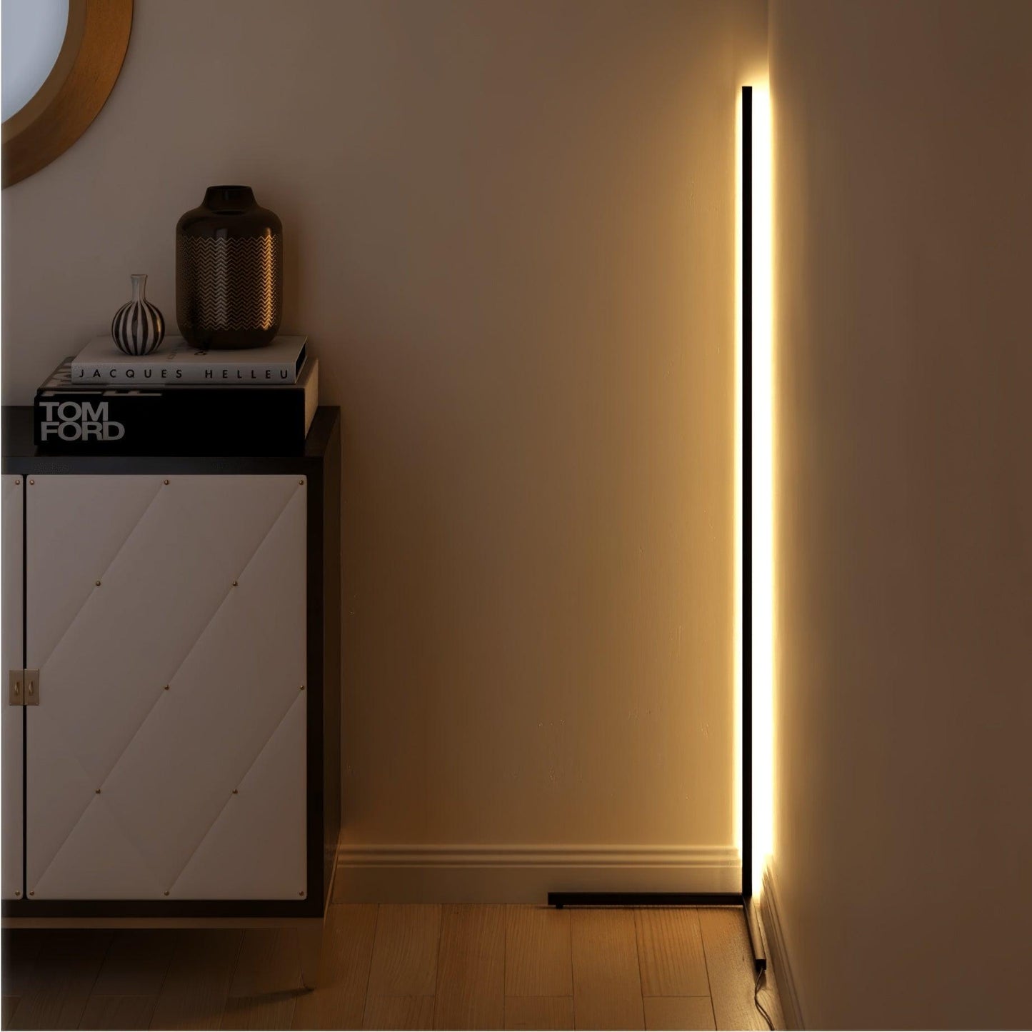 Minimalist Floor Lamp with Adjustable Light