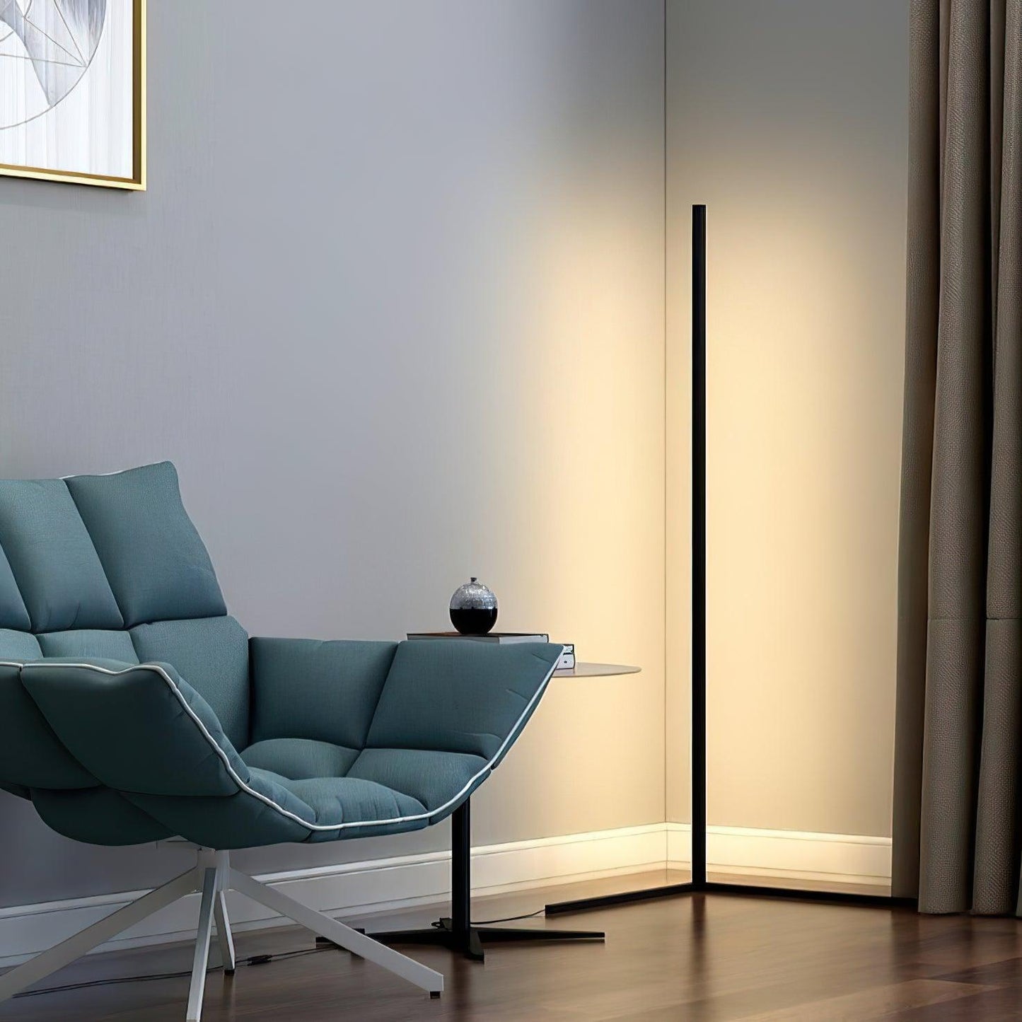 Minimalist Floor Lamp with Adjustable Light