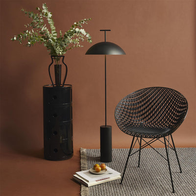 Modern Wooden Floor Lamp with Warm Dimmable Light