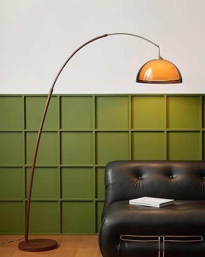 Lampada da Terra ad Arco con Paralume Caldo - Design Elegante per Illuminazione Ambientale 5
