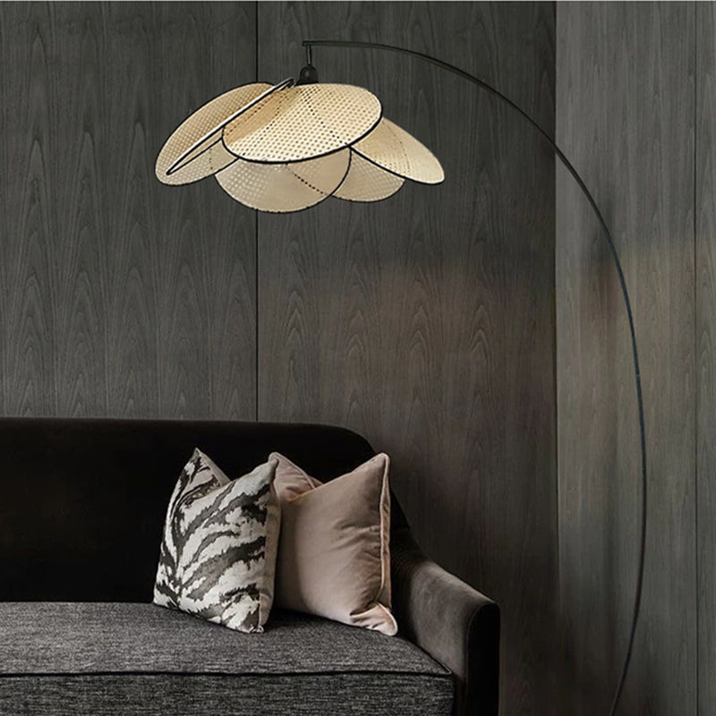 Indoor Rattan Floor Lamp