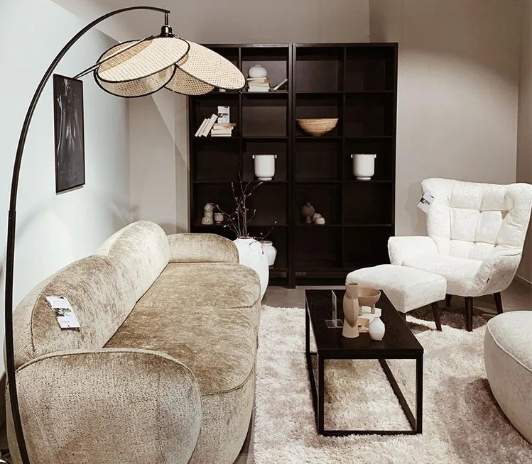 Indoor Rattan Floor Lamp