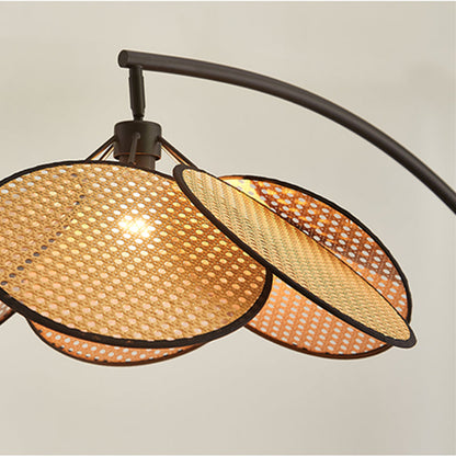 Indoor Rattan Floor Lamp