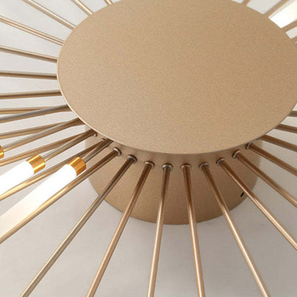 Lampadario Moderno a Soffitto in Metallo con Illuminazione LED per Camera da Letto e Soggiorno 3