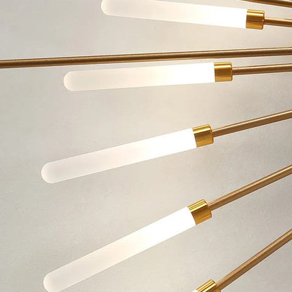 Lampadario Moderno a Soffitto in Metallo con Illuminazione LED per Camera da Letto e Soggiorno 4