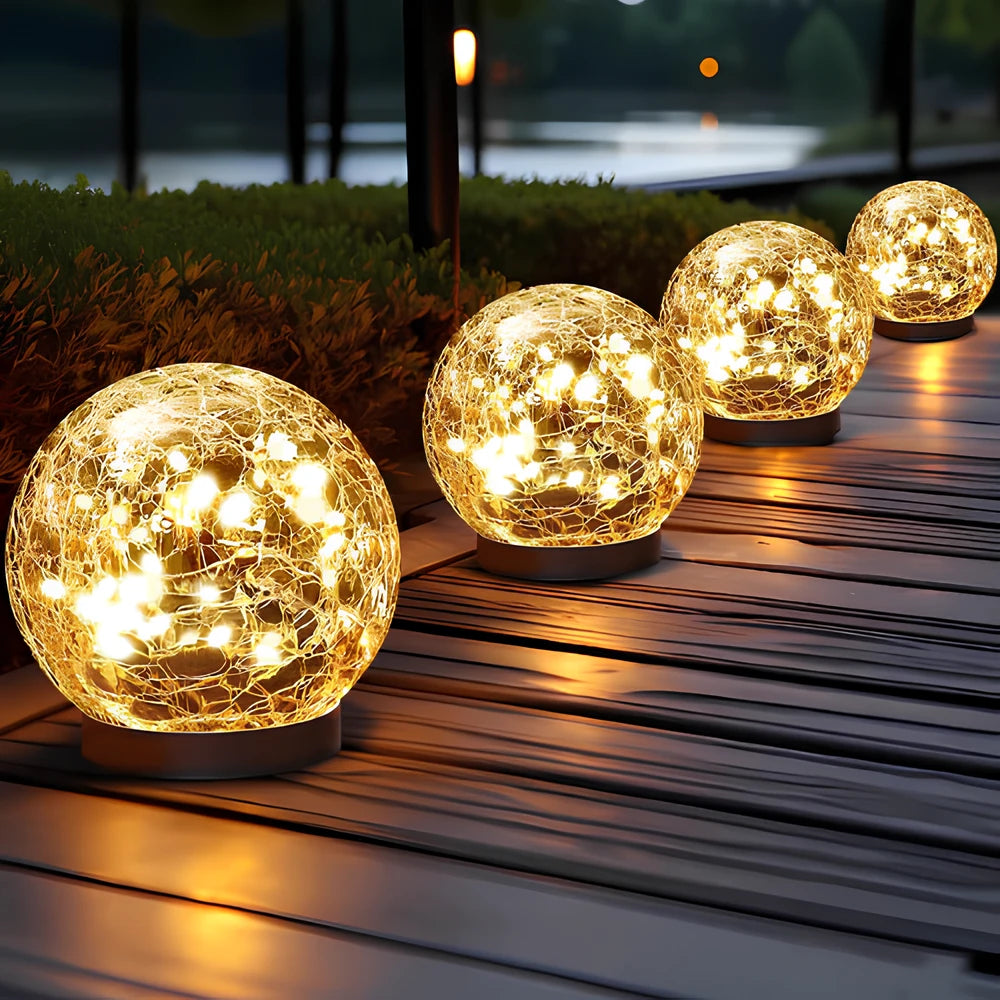 Solar Garden Lamps with Twilight Sensor | Elegant Design for Cozy Outdoor Lighting