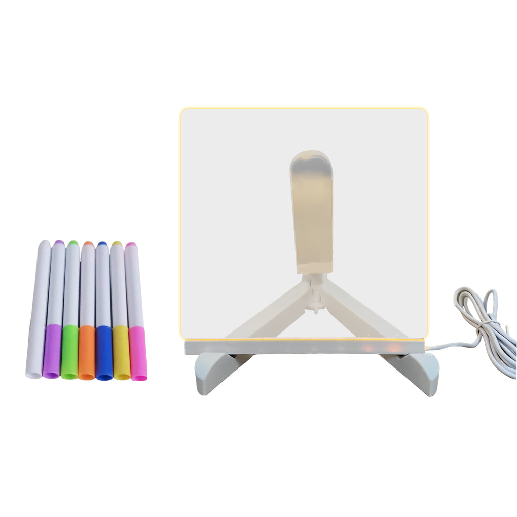 Lampada da Tavolo LED Colorata con Messaggi Riscrivibili