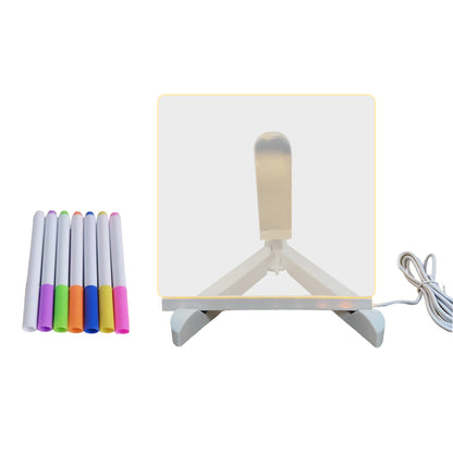 Lampada da Tavolo LED Colorata con Messaggi Riscrivibili