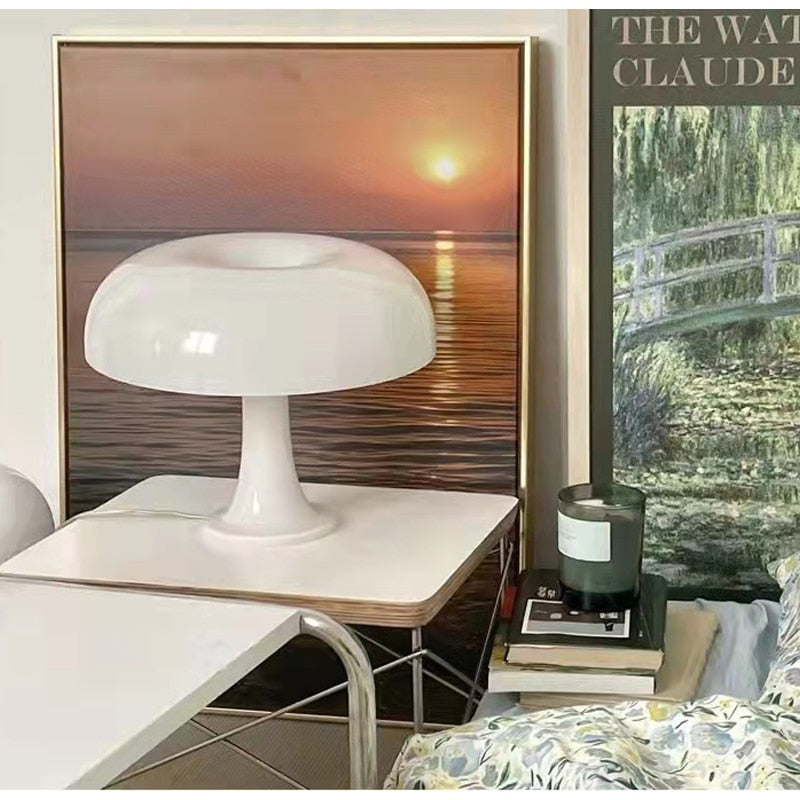 Minimalist Style Dimmable Mushroom Table Lamp