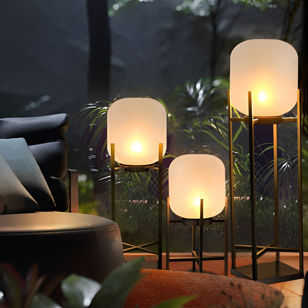 Waterproof Steel Outdoor Floor Lamp