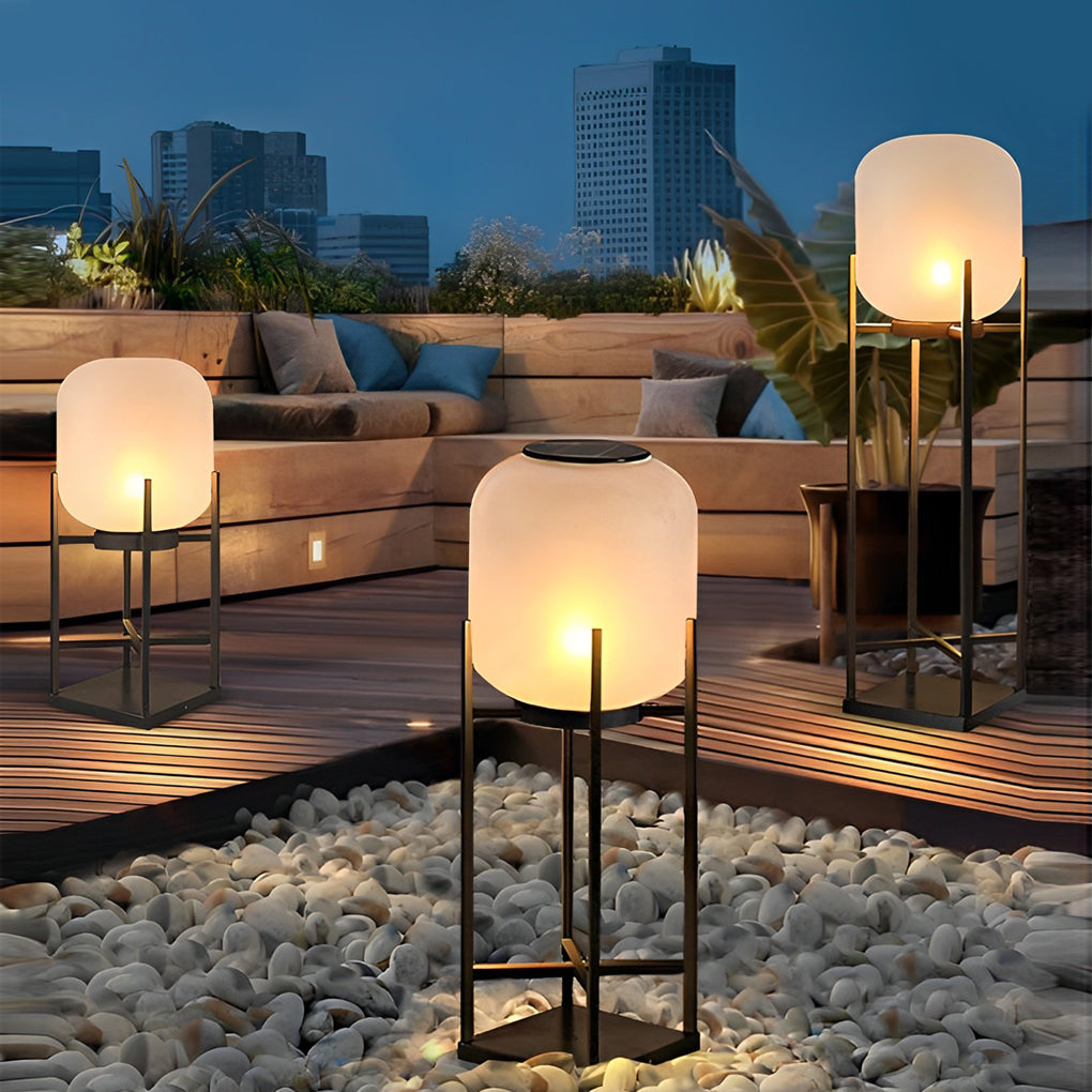 Waterproof Steel Outdoor Floor Lamp
