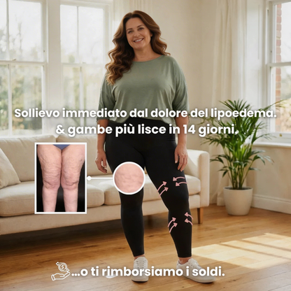 Leggings Donna | Leggings 3D a Vita Alta con Supporto per Lipedema | Comfort e Vestibilità Ottimale per Uso Quotidiano 1