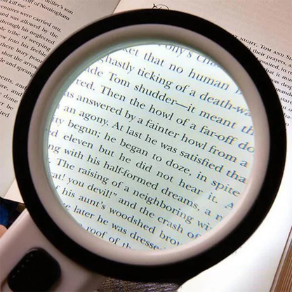 Lente di Ingrandimento 30X con Illuminazione LED per Ispezioni Dettagliate e Lettura Facile