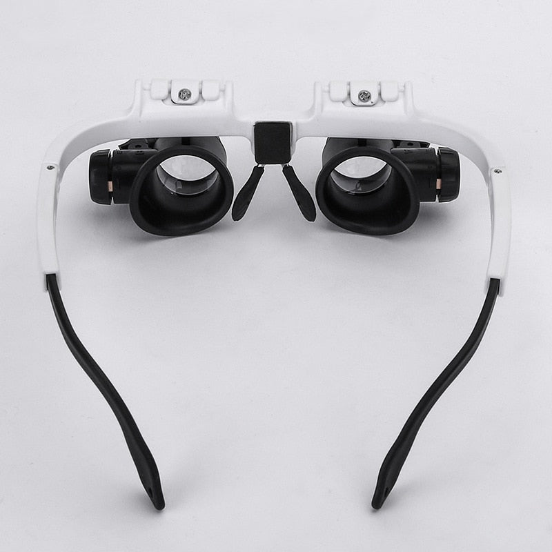 Adjustable LED Magnifying Lenses with 8x-23x Magnification | Comfort and Clarity for Precision Work