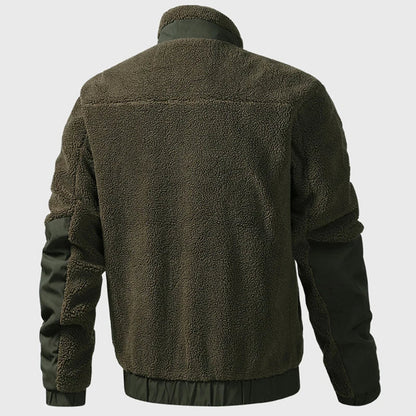 Ettore | Breathable Men's Fleece Jacket with High Collar - Relaxed Warmth
