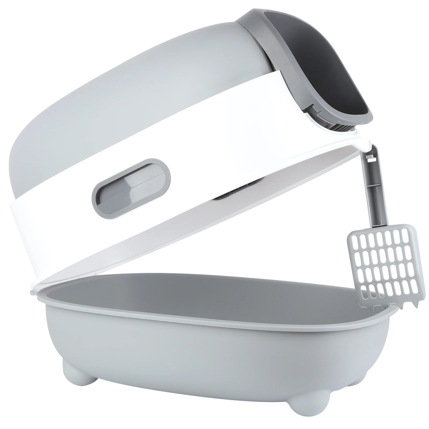 Lettiera Gatto Chiusa con Design a Cupola e Paletta Inclusa | Spazio Ampio per Comfort e Pulizia 3