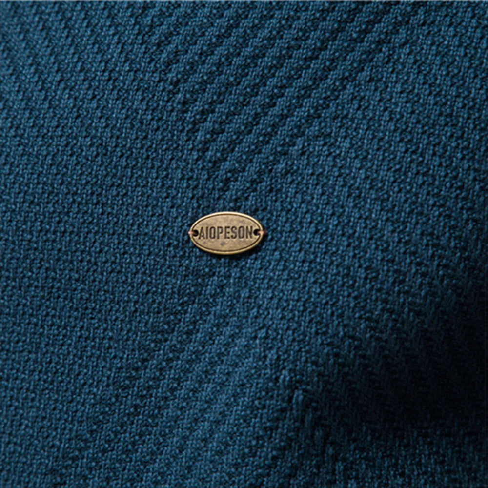 Liam | Elegante Cardigan Uomo in Cotone con Zip per Inverno 2