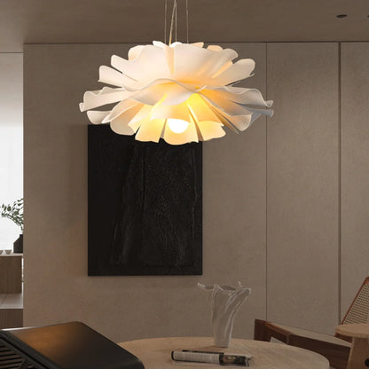 LotusGlow | Elegante Lampada a Sospensione Moderna in Vetro e Metallo 7