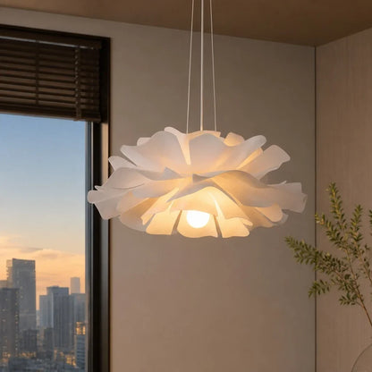 LotusGlow | Elegante Lampada a Sospensione Moderna in Vetro e Metallo 8