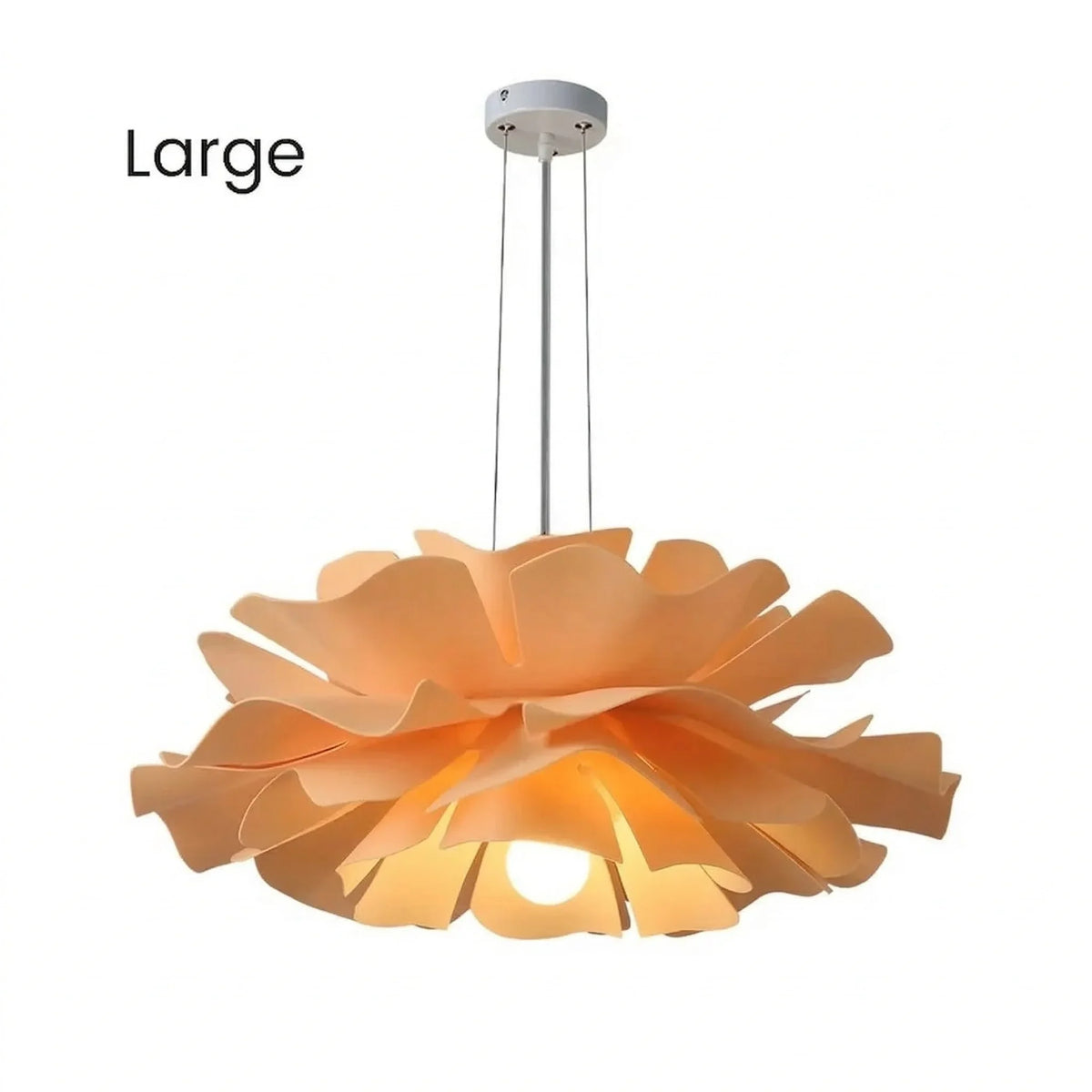 LotusGlow | Elegante Lampada a Sospensione Moderna in Vetro e Metallo 9