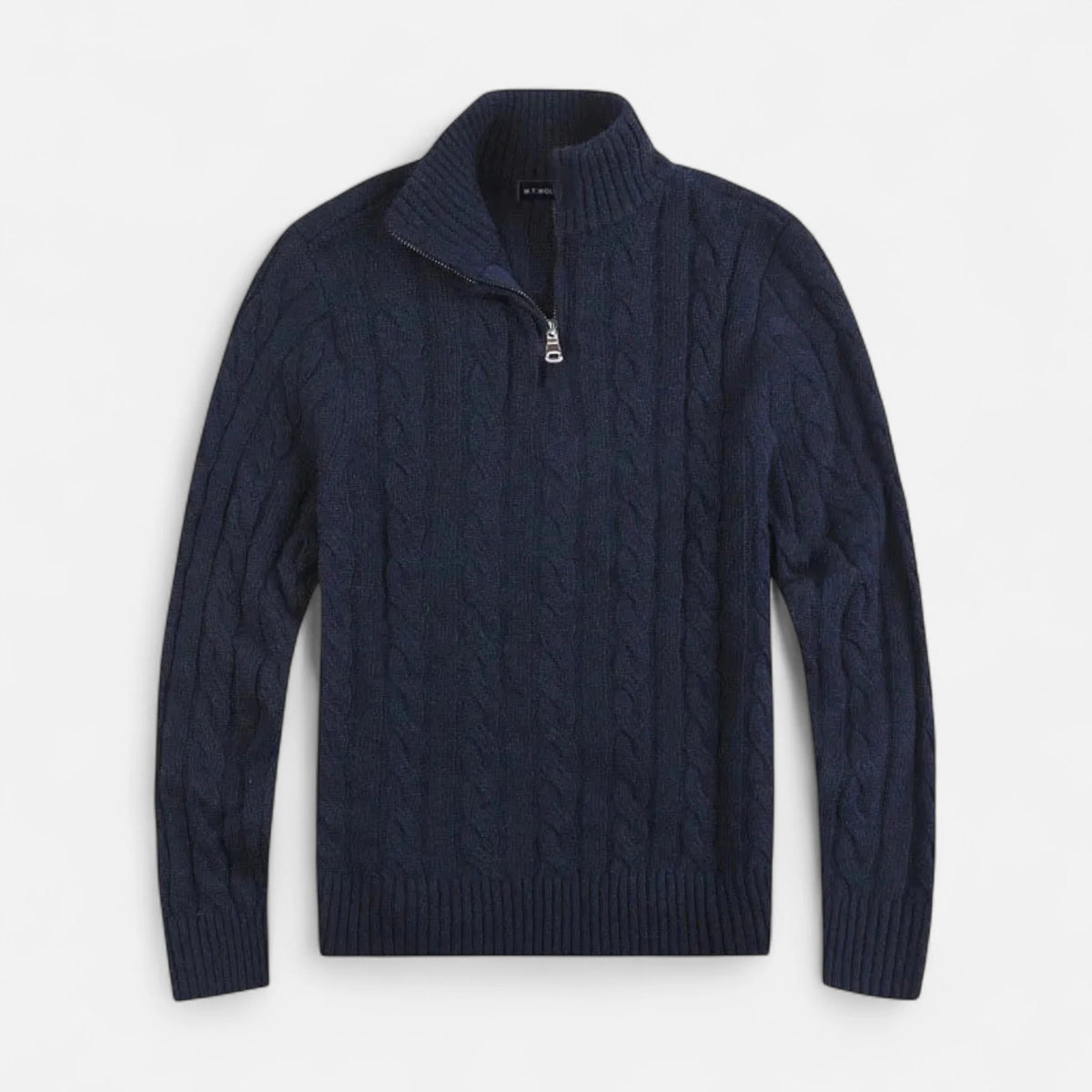 Luca | Elegante Maglione Uomo a Mezza Zip in Misto Lana 5