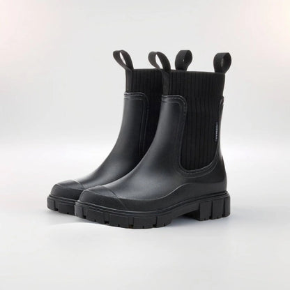 Luca | Eleganti Stivali Impermeabili Nero per Donna 6