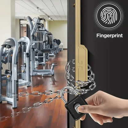 Lucchetto Smart | Lucchetto Impermeabile con Impronte Digitali Ricaricabile USB | Sicurezza Senza Chiave per Uso Esterno 1