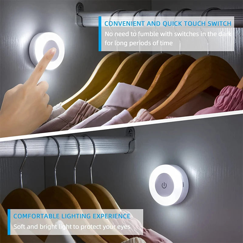 Rechargeable Children's Night Light with Touch Sensor