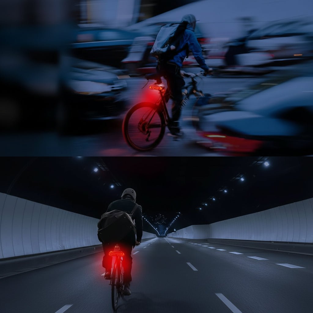Rear Bike Light | Smart Light with Alarm and High Visibility | Safety for Cyclists in Every Condition