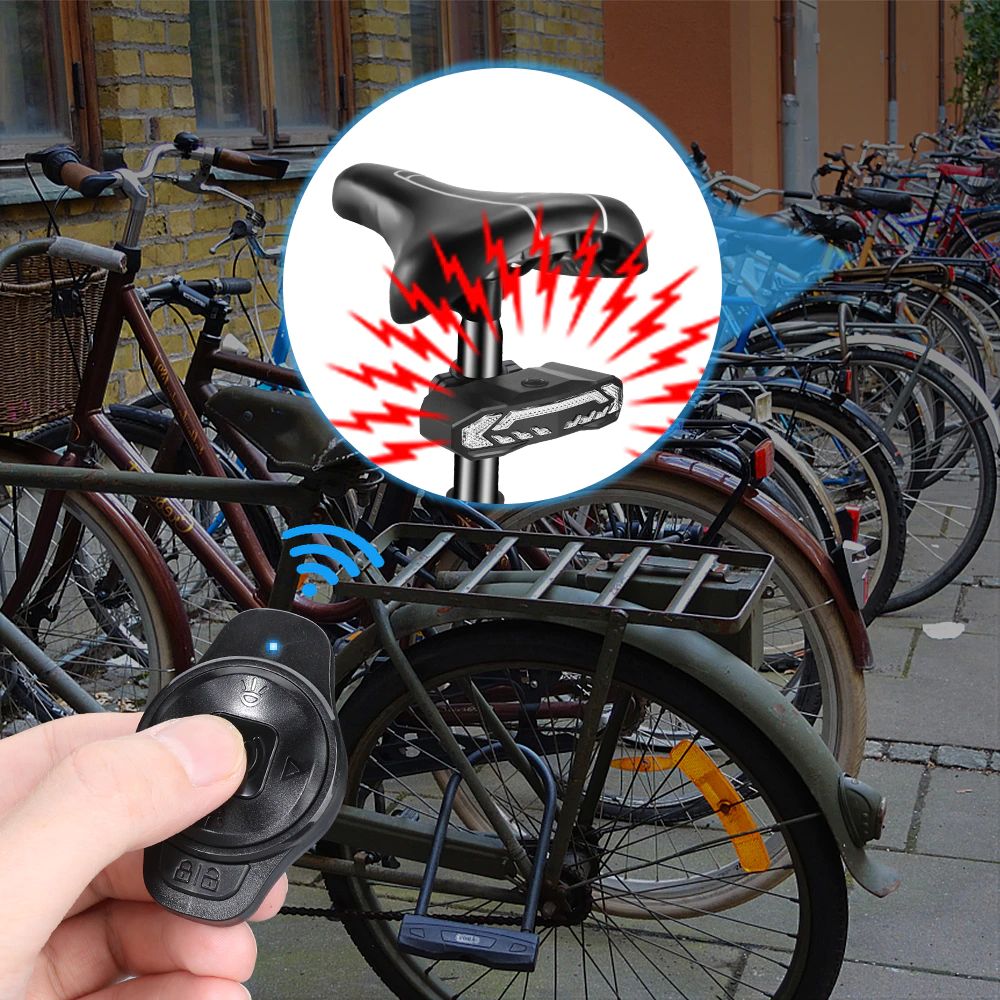 Rear Bike Light | Smart Light with Alarm and High Visibility | Safety for Cyclists in Every Condition