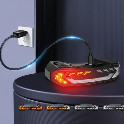 Rear Bike Light | Smart Light with Alarm and High Visibility | Safety for Cyclists in Every Condition