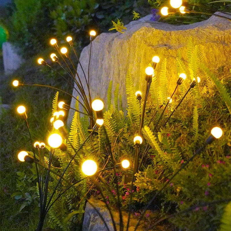 Garden Solar Lights | Waterproof Lamps with Flexible Design | Magical Atmosphere for Outdoors